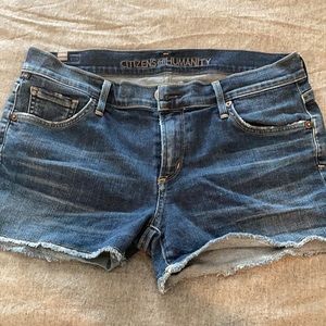 Citizens of humanity raw edge shorts